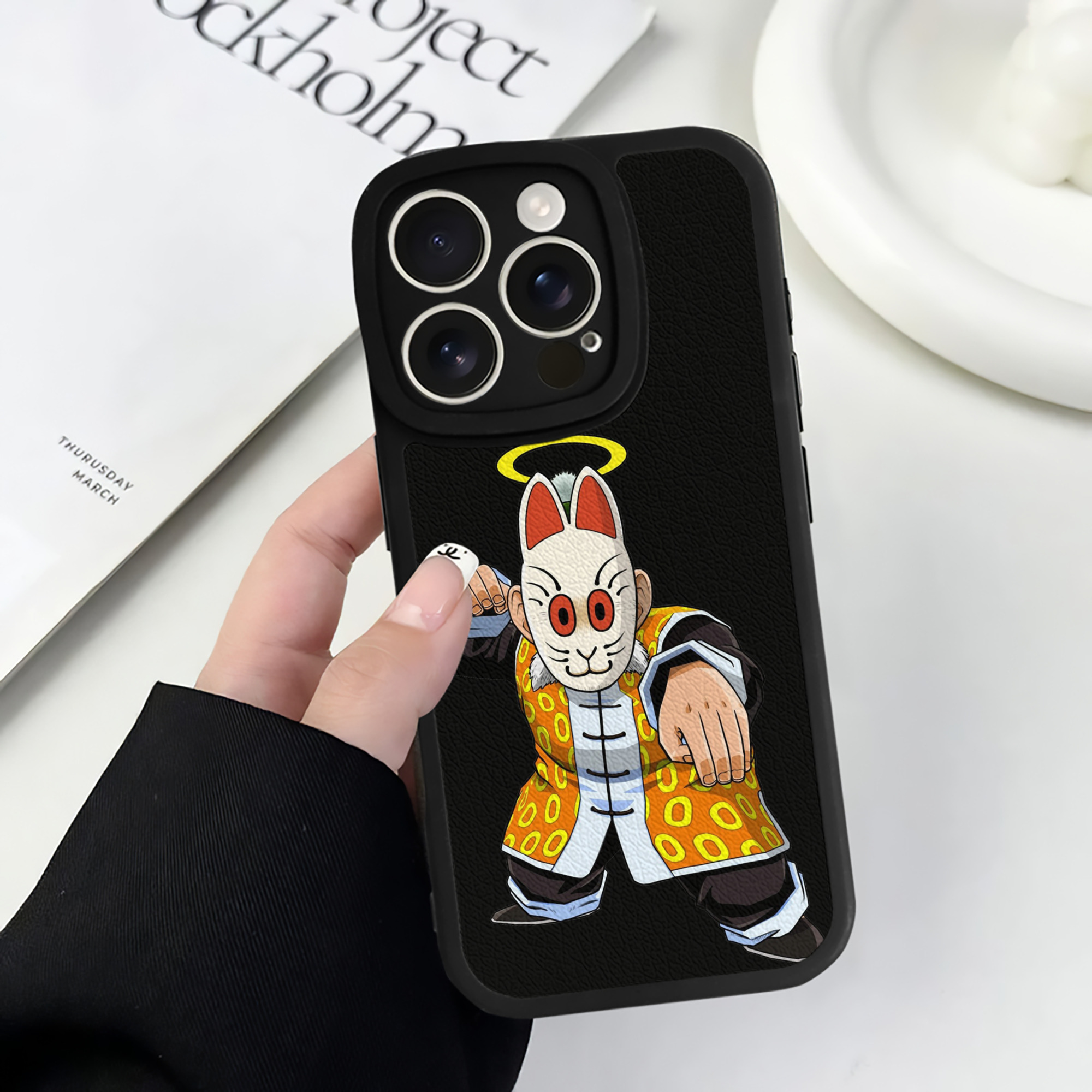 （画像用） ドラゴンボール DRAGON BALL 【iPhone 16シリーズ対応】シリコンスマホケース（レザー調） 材質：シリコン